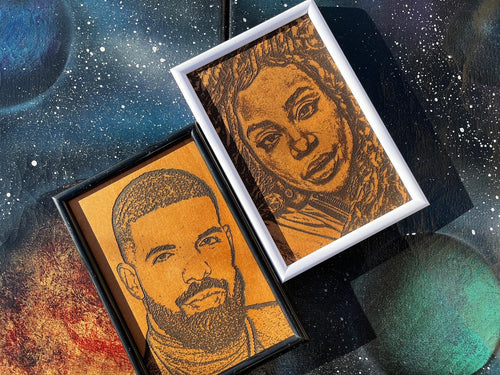 A6 Wooden Portraits (slim frame)