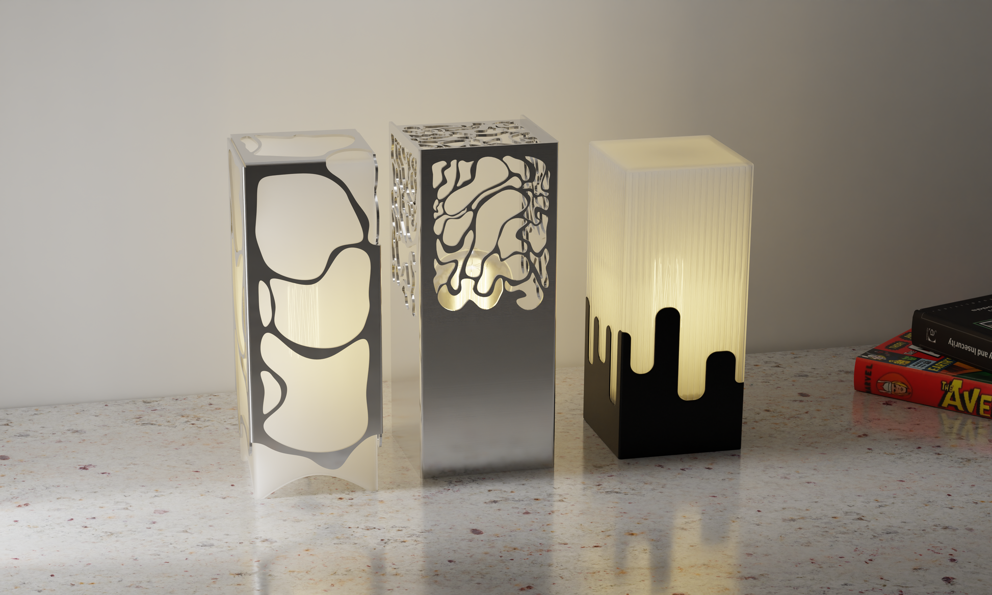 Steel Oasis Lamp